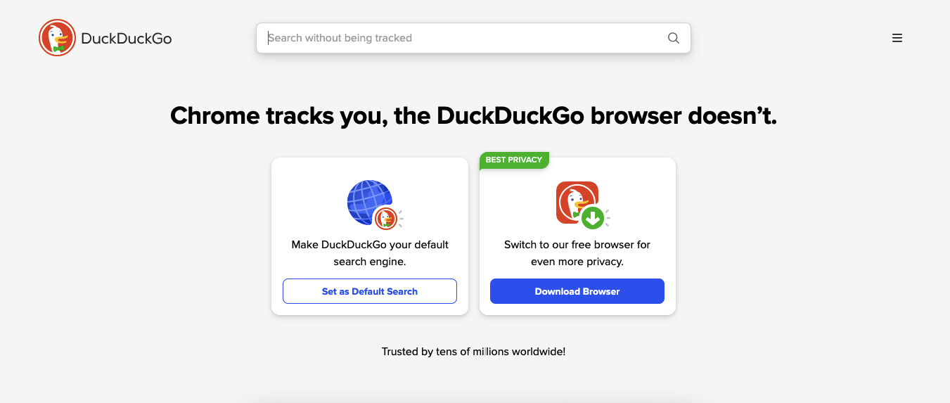 DuckDuckGo: Bester Browser für die private Suche